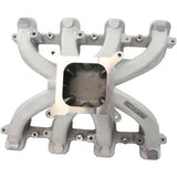 AeroFlow=GM LS Cathedral Port Carburetor Street Single Plane Non-EFI Intake Manifold