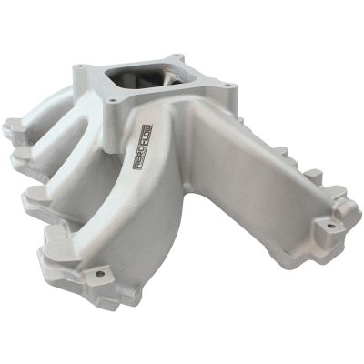 AeroFlow=GM LS Cathedral Port Carburetor Hi Rise Single Plane Non-EFI Intake Manifold