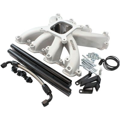 AeroFlow=GM LS Cathedral Port Carburetor Street Single Plane EFI Intake Manifold
