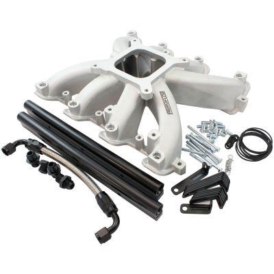 AeroFlow=GM LS Rectangle Port Carburetor Street Single Plane EFI Intake Manifold