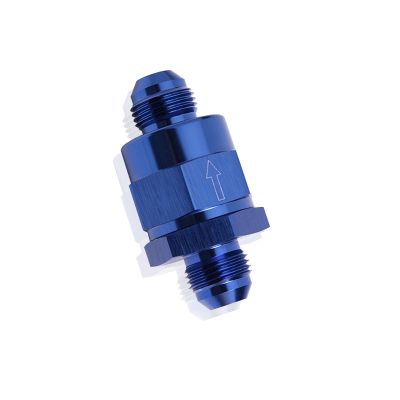 AeroFlow=Inline Check Valve -10AN 
 Blue Finish
