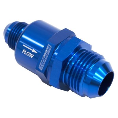 AeroFlow=One Way Stepped Check Valve - Blue
-12AN (out) to -8AN (in)