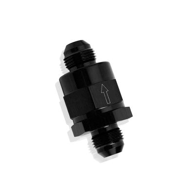 AeroFlow=Inline Check Valve -16AN 
 Black Finish