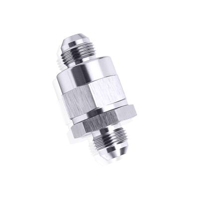 AeroFlow=Inline Check Valve -16AN 
 Silver Finish