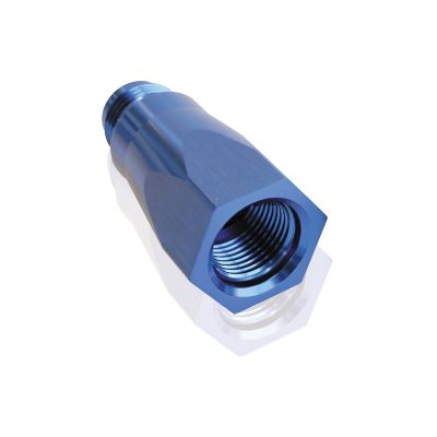 AeroFlow=Adjustable Check Valve -6AN
 Blue Finish. Male to Female AN Outlets