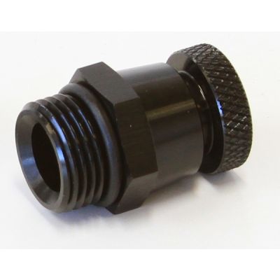 AeroFlow=Universal Drain Valve -10 ORB Black Finish With 1/8" NPT Female Thread