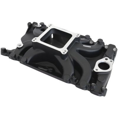 AeroFlow=Holden 253-308 Low-Rise Single Plane Intake Manifold Black Finish