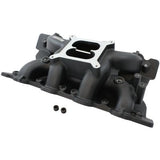 AeroFlow=Ford 351 Cleveland Air Gap Dual Plane Intake Manifold Black Finish