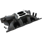 AeroFlow=Ford 351 Cleveland Air Gap Dual Plane Intake Manifold Black Finish
