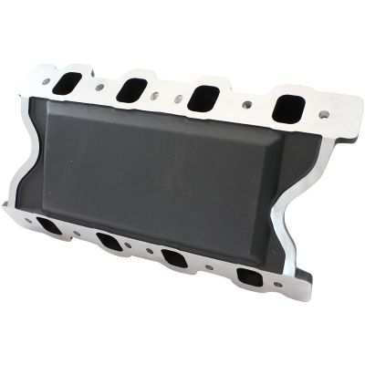 AeroFlow=Ford 351 Cleveland Air Gap Dual Plane Intake Manifold Black Finish