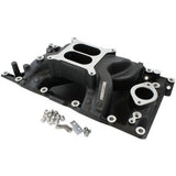 AeroFlow=Small Block Chrysler Air Gap Dual Plane Intake Manifold Black Finish