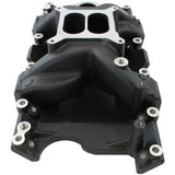 AeroFlow=Small Block Chrysler Air Gap Dual Plane Intake Manifold Black Finish