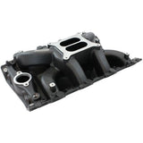 AeroFlow=Holden 304 Air Gap Dual Plane Intake Manifold Black Finish
