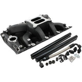 AeroFlow=Holden 304 EFI Air Gap Dual Plane Intake Manifold Black Finish