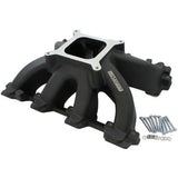 AeroFlow=GM LS Cathedral Port Carburettor Hi Rise Single Plane Non-EFI Intake Manifold