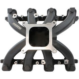 AeroFlow=GM LS Rectangle Port Carburetor Street Single Plane Non-EFI Intake Manifold