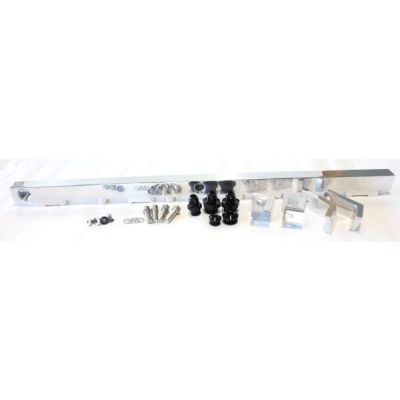 AeroFlow=Ford BA-BF Barra 4.0L DOHC Billet EFI Fuel Rail - Polished Suit 14mm Full Length