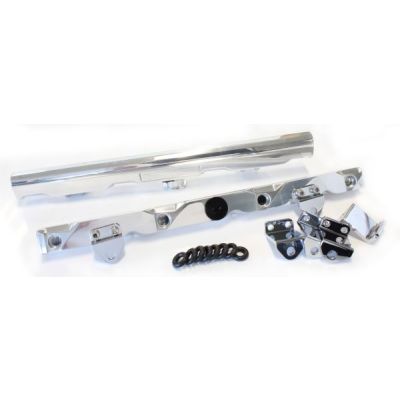AeroFlow=GM LS7 Billet EFI Fuel Rails - Polished Suit 14mm Short Length and 3/4" Length