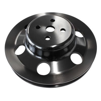 AeroFlow=Billet Water Pump Pulley Black Finish Suit Ford 302-351C 4-Bolt