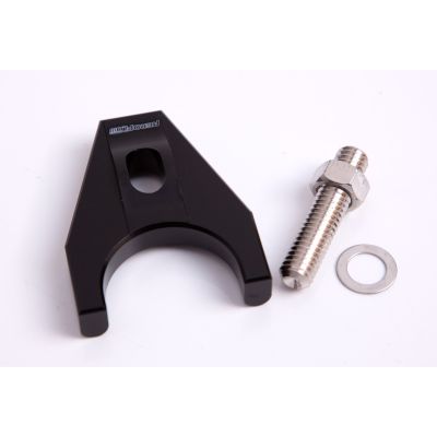 AeroFlow=Billet Distributor Hold Down Clamp - Black Suit SB and BBChevy