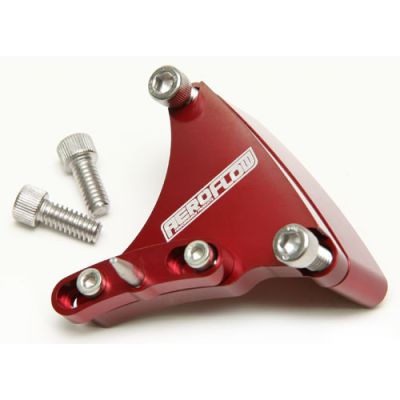 AeroFlow=7-1/4" Adjustable Timing Pointer - Red Suits Small Block Chevy