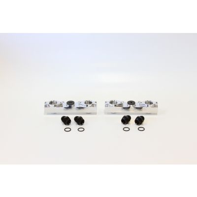 AeroFlow=Subaru EJ20 EJ25 Side Feed Billet EFI Fuel Rails - Polished