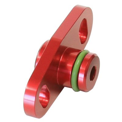 AEROFLOW =Fuel Rail Adapter (Red) Suit Mitsubishi 16mm Seal & 37-40mm Centres