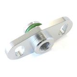 AEROFLOW = Fuel Rail Adapter (Silver) Suit Mitsubishi 16mm Seal & 37-40mm Centres
