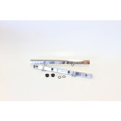 AeroFlow=Ford Windsor 5.0L V8 Billet EFI Fuel Rail - Polished Suit 14mm Full Length Fuel