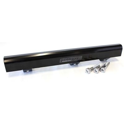 AeroFlow=Mitsubishi Evolution 1-3 4G63 Billet EFI Fuel Rails- Black Suit 14mm Full Length