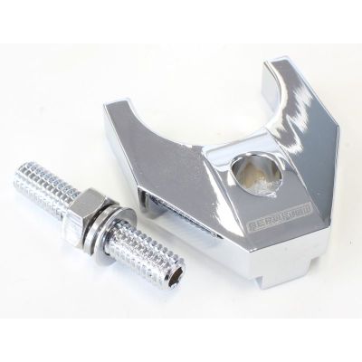 AeroFlow=Billet Distributor Hold Down Clamp - Chrome Suit Ford 302-351C