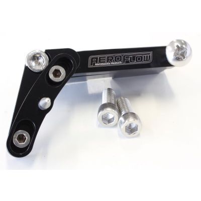 AeroFlow=Adjustable Timing Pointer - Black Suit Big Block Chevy with 8" Harmonic Balancer