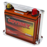 AeroFlow=Billet Aluminum Battery Trays Suit Odyssey ODPC680 battery Polished finish