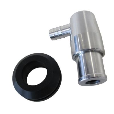 AeroFlow=Billet PCV Valve with 3/8" Barb Polished Finish.