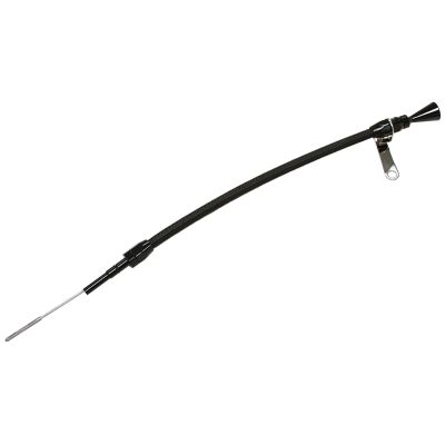 AeroFlow=Stainless Steel Flexible Engine Dipstick - Black Suit Chevy LS Series