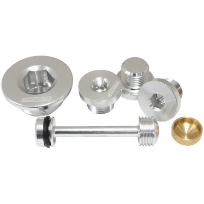 AeroFlow=Welsh Plug Kit with Billet Barbell Suit GM LS Series