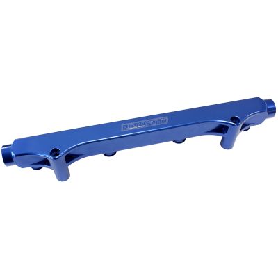 AeroFlow=VW and Audi 1.8L 20v Billet EFI Fuel Rail - Blue Suit 14mm Full Length Fuel Injectors