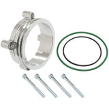 Bosch =DBW Adapter Silver Finish suits 82mm Bosch DBW and 3-1/2" Intercooler Clamp