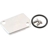 AEROFLOW = Mass Air Flow Sensor Block Off Delete Plate - Raw Finish Suit GM LS3 LSA