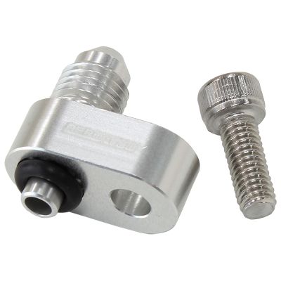 AeroFlow=-4AN Water Cross-Over Adapter - Silver Suit GM LS Series Engines Each