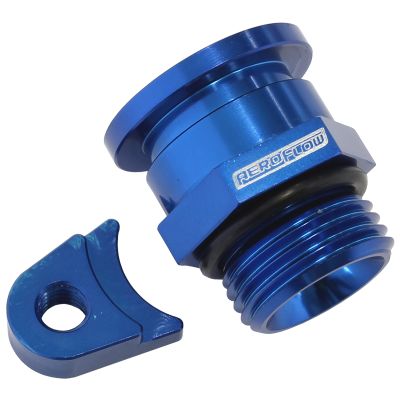 AEROFLOW = Aeroflow Fuel Pressure Regulator Adapter - Blue Suit Holden V8 EFI