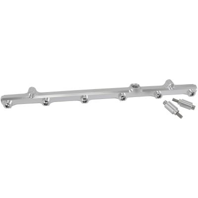 AeroFlow=Nissan RB26DETT Billet EFI Fuel Rails (Silver) Suit 14mm Full Length Fuel Injectors