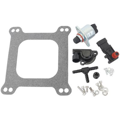AEROFLOW =Cast Aluminum 4 Barrel 1000cfm Throttle Body Black Finish.