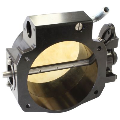 AEROFLOW = Aeroflow Billet 105mm Throttle Body - Black Finish Suit GM LS Series.