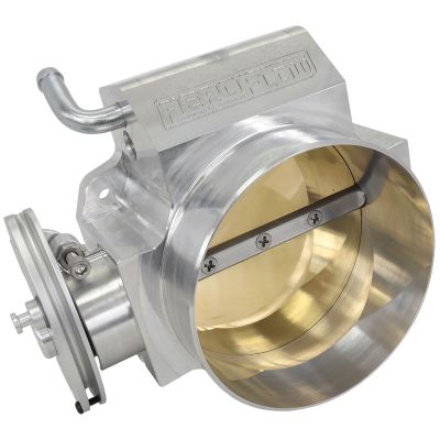 AEROFLOW = Aeroflow Billet 105mm Throttle Body - Polished Finish Suit GM LS Series.