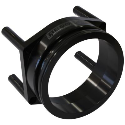 AERPFLOW=95mm Throttle Body Intercooler Adapter-Black Finish