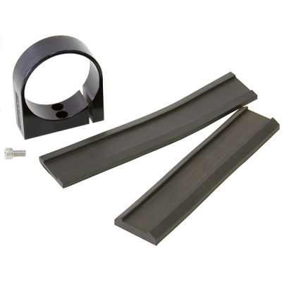 AEROFLOW = Single Billet Fuel Pump Bracket - Black Suits Aeroflow/Bosch 044 Fuel Pumps