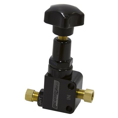 AeroFlow=Brake Proportioning Valve-Black with 1/8" NPT Ports