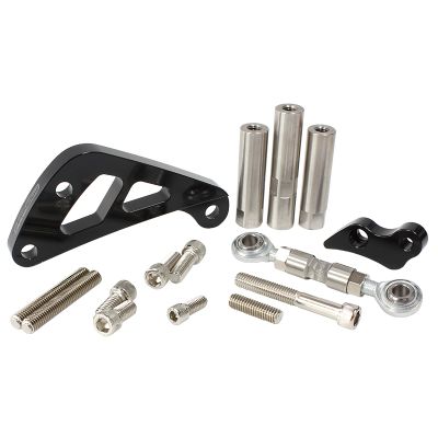 AeroFlow=Billet Aluminium Alternator Bracket Suit Small Block Chevy Mid mount driver side