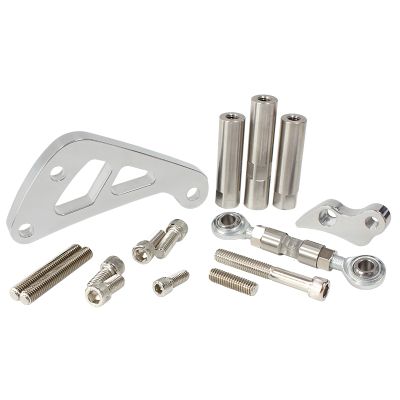 AeroFlow=Billet Aluminium Alternator Bracket Suit Small Block Chevy Mid mount driver side